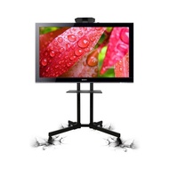 Portable Mobile TV Trolley Stand Movable LCD LED Tripod Bracket 32" To 65 inch