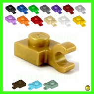 LEGO PARTS (GENUINE) 61252 Plate, Modified 1x1 with Open O Clip (Horizontal Grip) (Assorted Colours)