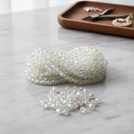 Clear Crystal AB Bicone Beads (3mm/4mm/5mm/6mm/8mm) for Beaded Jewelry  Manik Bicone AB Kristal Jela