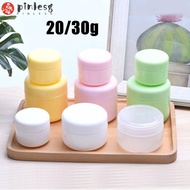 PINLESG 2pcs Face Cream Jar, Plastic Colorful Makeup Jar,  20g 30g Refillable Travel Bottle Travel
