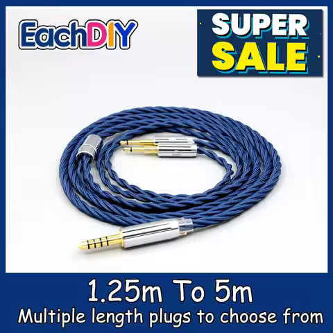 99% Pure Silver OCC Graphene Full Sleeved Earphone Cable For Ultrasone Tribute7 signature pro t7 GOL