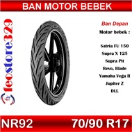 IRC 70/ 90-17 TUBELESS STANDARD FRONT TIRE FOR SATRIA FU 150, HONDA SUPRA X 125, HONDA REVO, BLADE J