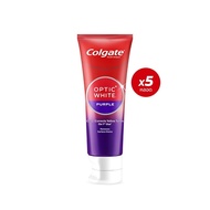 [มี 4 แพ็คให้เลือก] ยาสีฟัน คอลเกต อ๊อพติค ไวท์ เพอร์เพิล 100 กรัม Colgate Optic White Purple 100g