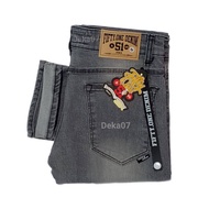 Fifty One Denim 51 Men's Slim Fit Skinny Stretch Long Jeans Grey Scrub