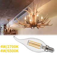 CAHAYA Candle Filament Lamp Bulb Led/ LampLed Bulb LampEdison Led/4watt E14/E27 White Light/Yellow