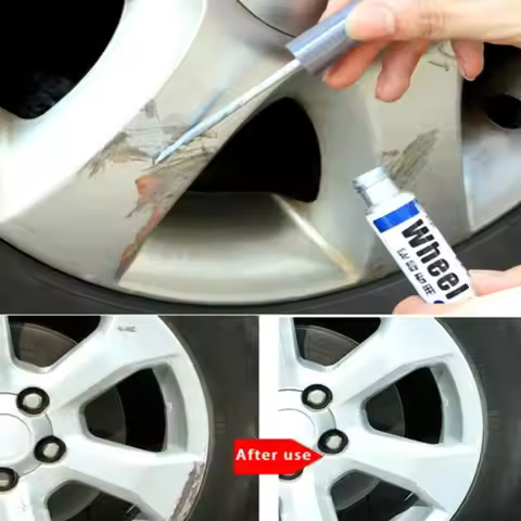 Aluminum Alloy Wheel Hub Renovation Paint Brush Wheel Automobile Spray Pen Wheel Paint Hub Scratch H