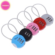 Cheesenm 1Pc 3.7*9cm Mini 3 Digit Combination Travel Luggage Suitcase Code Lock Padlock SG