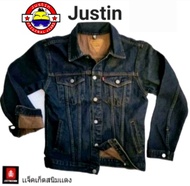Justin(จัสตินแท้100%,)เสื้อแจ็คเก็ตยีนส์