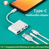 SUEREN Type-C to 3.5m 3 in 1 Mobile Phone Tablet Data Transmission