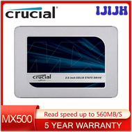 IJIJH Crucial MX500 Internal Solid State Drive 250GB 500GB 1TB 2TB 4TB 3D NAND SATA 2.5 Inch HDD Hard Disk SSD For Desktop PC Laptop TGBFB