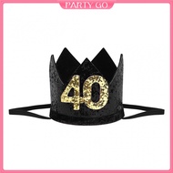 Birthday Party Hat 40th Birthday Crown 40 Years Birthday Party Decoration Birthday Crown Hat