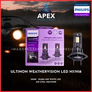 PHILIPS ULTINON WEATHER VISION LED 3500K H7 / H18 12/ 24V
