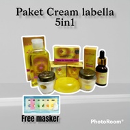 Original labella gold Complete Package La bela/ Original La bella/ Skincare Set Day Night Cream Seru