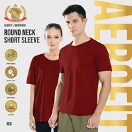 888.CO MICROFIBER ROUNDNECK SHORTSLEEVE T-SHIRT (FAST-DRY/COOL-MAX) ANTI-BACTERIA RED