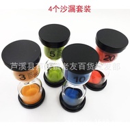 Wholesale/Minute Set 5 Hourglass 3 Crafts Color 2010 Hourglass Supply Creative Black Cover 4/Timer/X