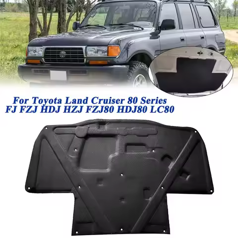 Engine Thermal Insulation Cotton Pad For Toyota Land Cruiser 80 Series FJ FZJ HDJ HZJ FZJ80 HDJ80 LC
