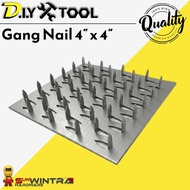 [SW Hardware] Galvanized Timber Gang Nail Plate Roof Truss 4" x 4" Timber Connector