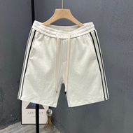 baggy tracksuit tracksuit man Thin Straight Stripes All-Match Casual Sports Shorts