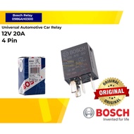 Bosch Universal Automotive Car Relay 12V 20A 4 Pin Bosch Relay - 0986AH0300