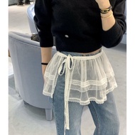 [ MAFIA ] Lace skirt layer | Layered skirt