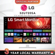 [FAST SHIP] LG 32U720SA | 31.5" 4K UHD | 5ms | Smart Monitor with webOS (32U720SA-W)