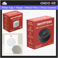 AeroPress Flow Control Filter Cap | Paper Filter(350sheets) | Stainless Steel Filter | Espresso Styl