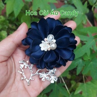 High quality dark blue corsage