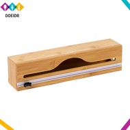 Safe Plastic Wrap Dispenser Mess-free Film Cutter Food Film Cutter Plastic Wrap Dispenser with Slide