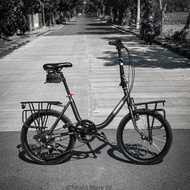 Sepeda Minion Bike Minitrek Frame Bulat Japan 20 inch