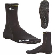 【旅遊生活】TRIBORD 3mm 潛水襪 - 泛舟、衝浪、游泳、浮潛、防寒襪、冬泳襪