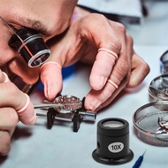 8.Watch Repair Tool Magnifying Glass 5 Times 10 Times 15X 20X Magnifying Glass Inch Mirror Eye Mask 