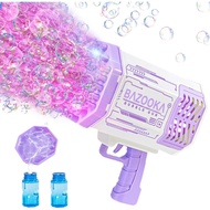 Bubble Gun, Bazooka Bubble Machine Gun, Blaster Gun with Bubble Solution, 69 Holes Bazooka Outdoor S