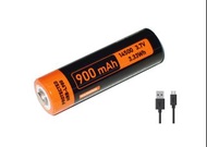 {MPower} Nicron 14500 900mAh USB 充電 3.7V Li-ion Battery 鋰電池 充電池 - 原裝行貨