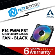 ARCTIC P14 PWM PST ARGB 140MM CASING FAN - BLACK - ACFAN00239A