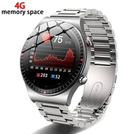 New 4G RAM Smart Men's Watch Heart Rate Monitor Bluetooth Calling TWS Headones Mic Sports Smart Watch Men for Android AP