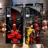 DF-59 D-Deadpool X Wolverine TPU HD Glass Casing for VIVO Y51 V21E Y31 Y52 V21S V21 V20 Y53S