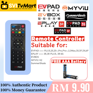 [READY STOCK] Compatible EVPADS Remote Controller Normal Remote Voice Remote EVAI Summershade EVBOXS