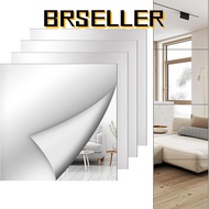 BRSELLER 1pc Acrylic Mirror Sheet, Simple 1.6mm Thick Non Glass Mirror Stickers,  Self Adhesive Shat