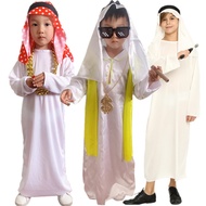 Halloween Children Arabian Local Tyrant Necklace Performance Costume Dress Up Clothes Dubai Prince G