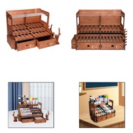 [Homyl478] Multifunctional Paint Storage Organizer with Drawer, Ideal for Crafts And Artists. Perfec