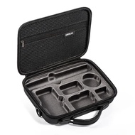 For DJI Action 4 Carrying Case Storage Bag PU Leather Portable Shoulder Bag for DJI Osmo Action 4 Ca
