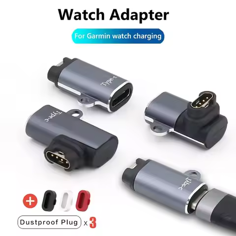 Type C/Micro USB/8pin Charging Adapter For Garmin Watch Fenix 7/7S/7X/6/6S/6X/5/5S/5X/Venu 2/2S/Sq S
