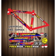 STICKER LIS STICKER STRIPING STICKER FOR UNIVERSAL BIKE MOTIF VARIATIONS ADVENTURE BIKE STICKER/ UNI