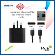 [100% ORIGINAL] SAMSUNG 25W TYPE C TO TYPE C FAST CHARGER