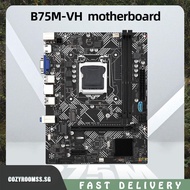 [cozyroomss.sg] LGA-1155CPU Computer Motherboard DDR3*2 Memory B75M-VH Desktop Motherboard 4 Pin