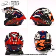 BILMOLA ONE PIECE FILM RED 2024 (Limited Edition) หมวกกันน็อคเต็มใบ หน้ากาก 2 ชั้น แถมฟรี ชิวดำ 1 แผ