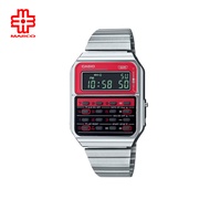 Casio Vintage CA-500WE-4B Silver Stainless Steel Band Men Watch / Women Watch