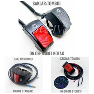 TOMBOL Engine stop ON OFF BUTTON SWITCH 3-function ON-OFF-ON/ UNIVERSAL Motorcycle on-off light on-o