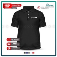Microfiber Polo T Shirt Jotun Paint Jotashield Sealer Primer Exterior Interior Baju T-Shirt Murah Lelaki Men Sulam