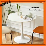 Gene's  Solid Wood Nordic Round Dining Table Coffee Table Meeting Table Restaurant Cafe Table Nordic